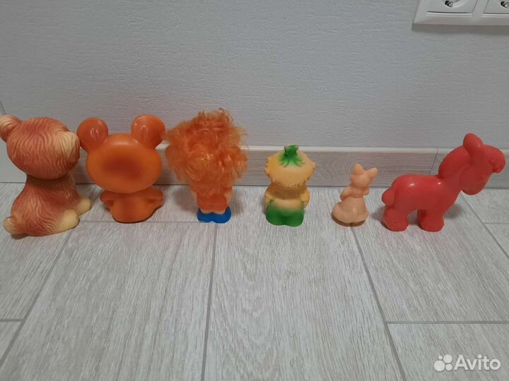 Игрушки резиновые, пластиковые СССР