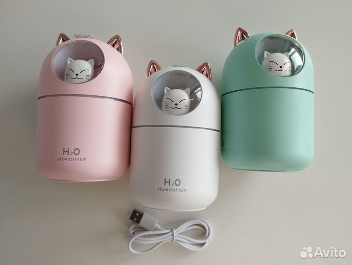 Увлажнитель мини с подсветкой, новые