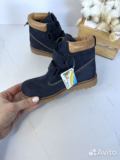 Новые демисезонные ботинки djoy нат.кожа р.29