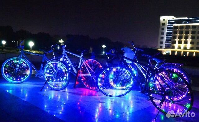 Аксессуары на велосипед подсветка на 2 колеса