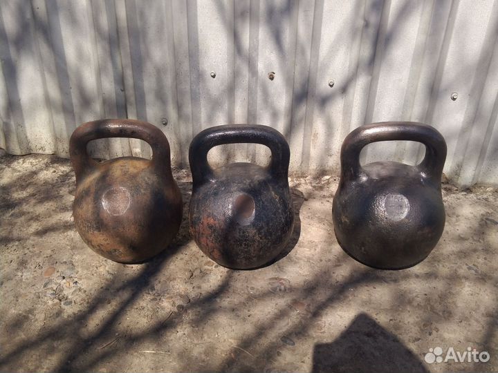 Гиря 16 кг 2шт.32кг 1 шт.2500за1