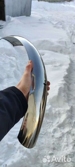 Крылья для фэтбайка хром