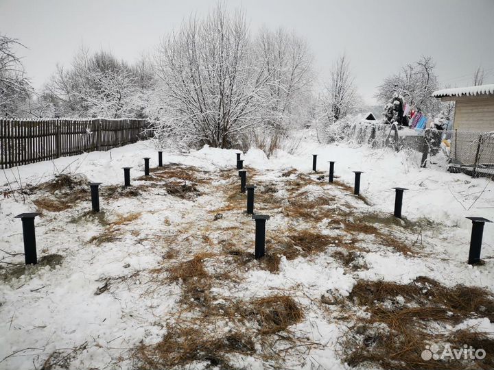 Винтовые сваи монтаж под ключ