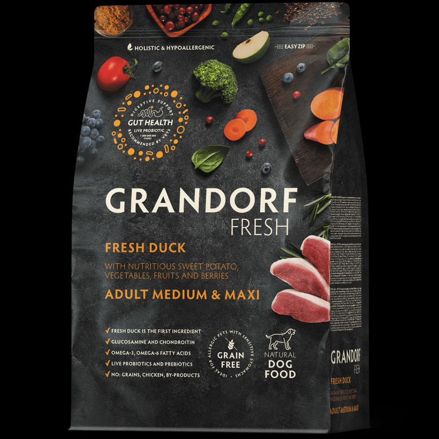 Grandorf fresh DOG Duck MED&maxi