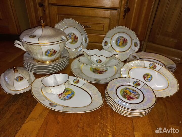 Сервиз столовый Bernadotte Мадонна Чехия,новый