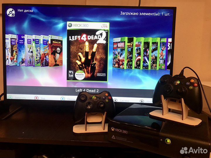 Xbox 360 E freeboot 500Gb + 110 игр