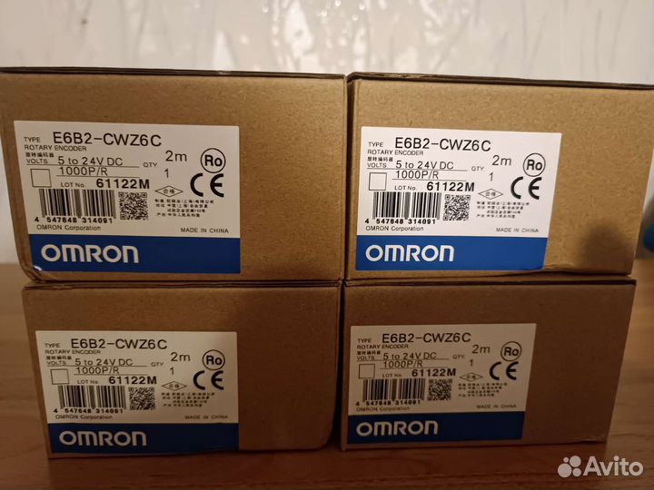 E6B2-cwz6c 1000P/R 2M Энкодер Omron