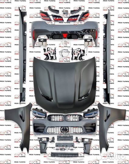 Обвес в стиле М5 F90 CS на BMW 5 серии F10