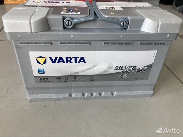 Акб varta AGM 80 ah Обратная пол