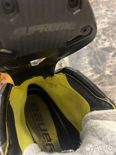 Коньки хоккейные бауер 3s pro 7.5 fit 2