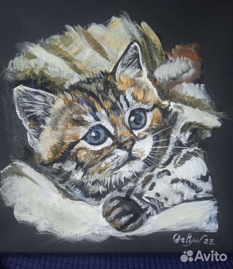 Интерьерная картина кот