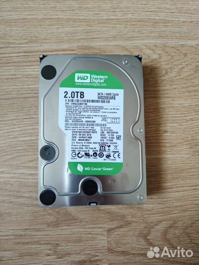 Жёсткий диск HDD Western Digital 2Tb