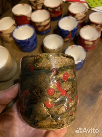 Пиала керамика, керамическая посуда, рюмки, стопки