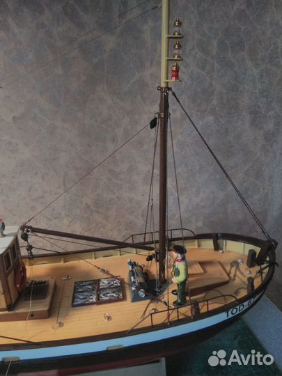 Модель копия рыболовного судна