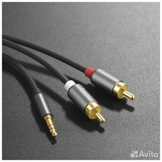 Кабель AUX, Jack 3,5mm(m) - 2xRCA(m) hoco UPA10, 1