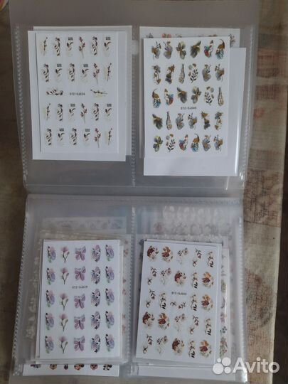 Наклейки на ногти на клеевой основе