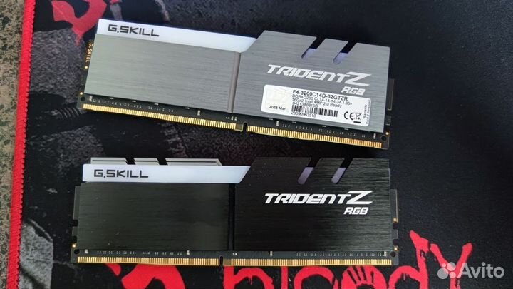 Оперативная память DDR4 G.skill 2x16gb 3200 RGB