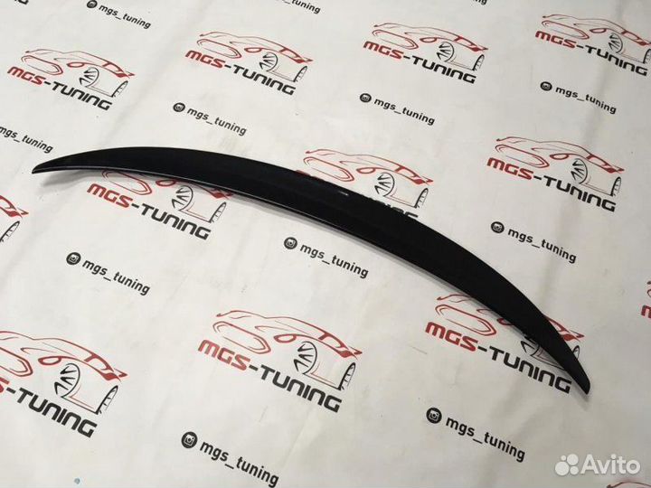 Лип спойлер на BMW X6 series E71 Черный глянец