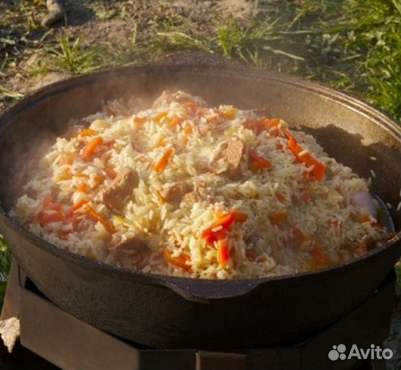 Казан узбекский чугунный. Толстостенный