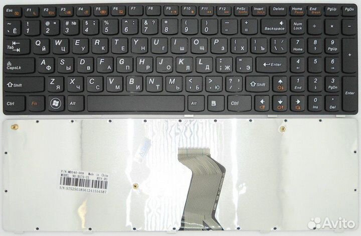 Клавиатура Lenovo B590, B570, Z570