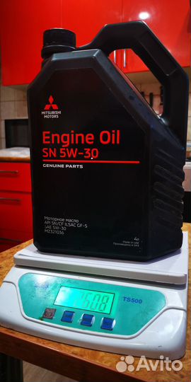 Масло Mitsubishi Engine Oil Api Sn/Cf 5W-30