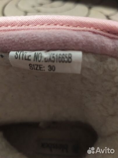 Зимние сапожки для девочки 30