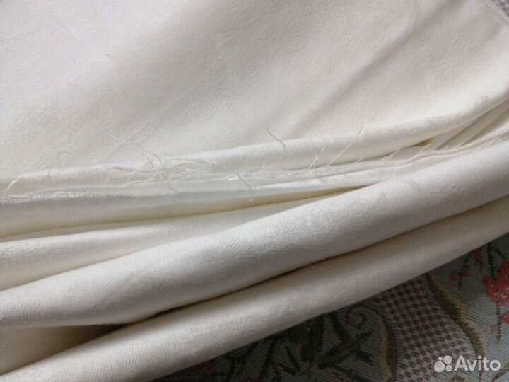Ткань льняная СССР на простыни, скатерть