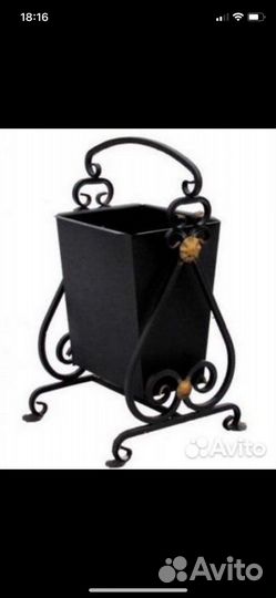 Урна для мусора кованая