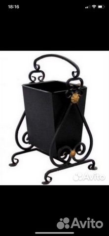 Урна для мусора кованая