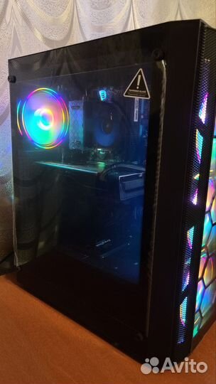 Мощный Игровой пк Intel Core i7 Озу16Gb Ssd 1Тб