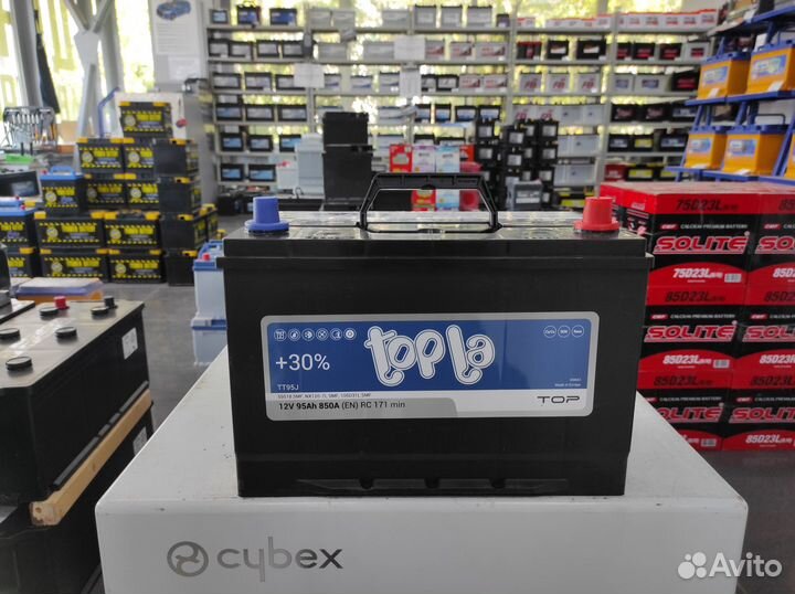Аккумулятор 95Ач 850A Topla 105d31L азия обратной
