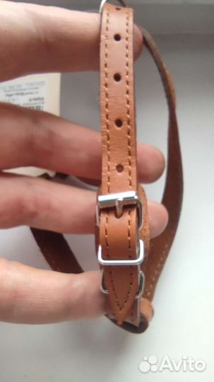 Шлейка кожаная для мелких пород