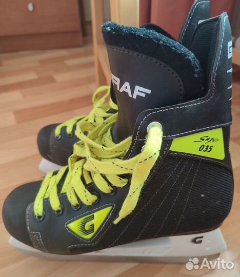 Коньки хоккейные Graf super 38размер