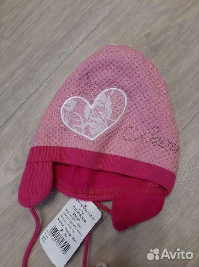 Шапка для девочки от 0 до года новые