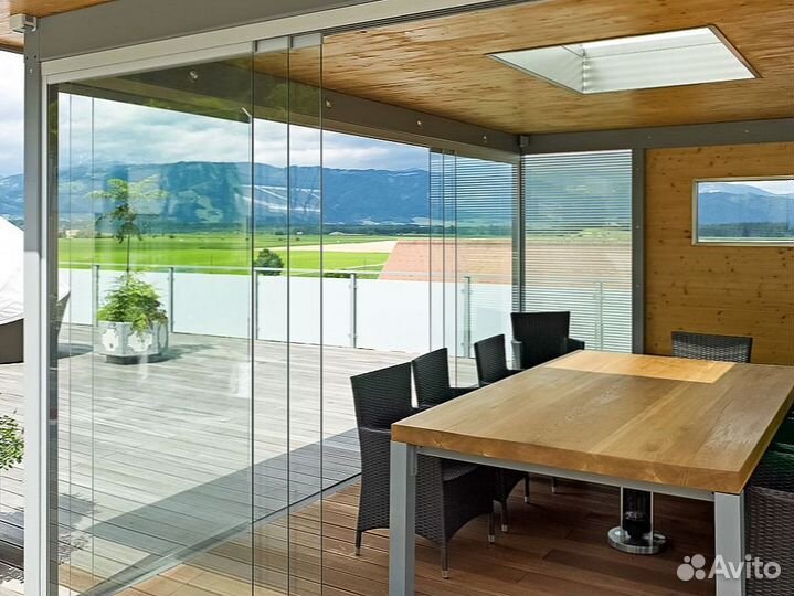 Безрамное остекление