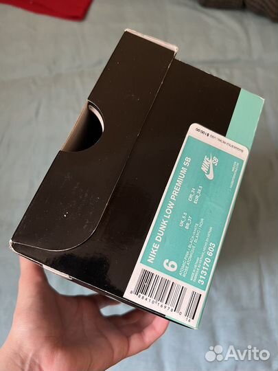 Кроссовки Premier x Nike SB Dunk Salmon 6 us 2015