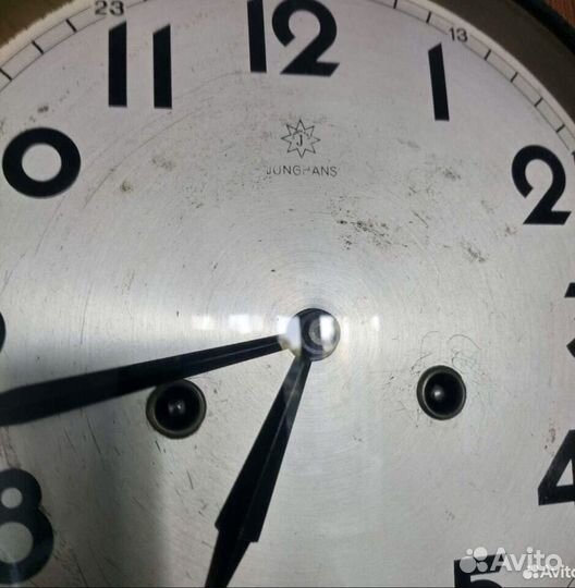 Антикварные настенные часы Junghans 30 годы