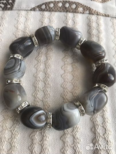 Браслеты - Агат Ботсвана