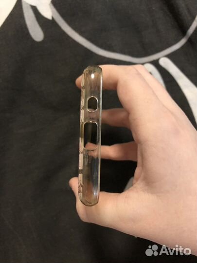 Чехол на Honor 7 A (сакура прозрачный)