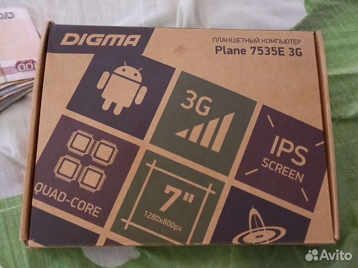 Планшет Digma plane 7535e 3g