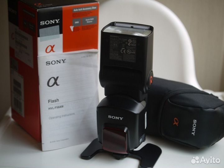 Вспышка Sony HVL-F58AM Alfa Japan