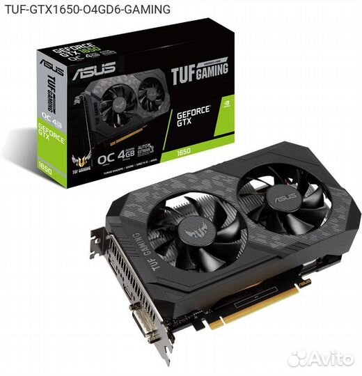Видеокарта Asus nVidia GeForce GTX 1650 Gaming OC