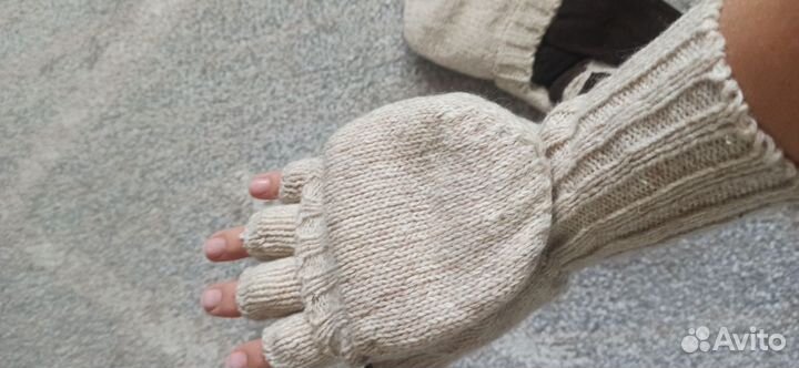 Перчатки вязаные охотнику