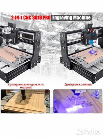 Лазерный гравировальный станок чпу CNC3018pro