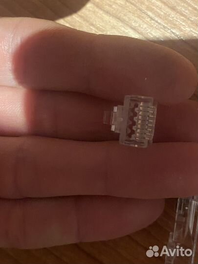 Коннекторы RJ45для витой пары 6 категории, 20шт