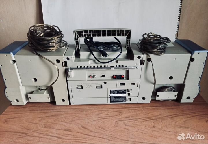 Двухкассетный магнитофон sharp WF-2100W(S)