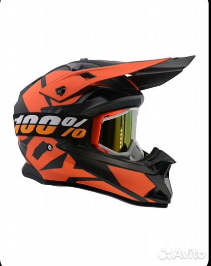 Кроссовый шлем fox