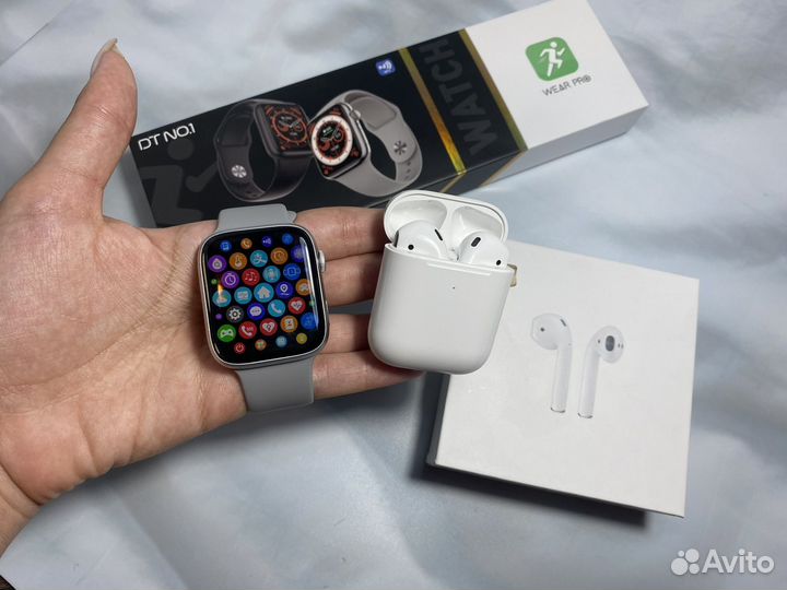 Комплект Airpods 2/3/Pro/Pro2 + Apple Watch 8