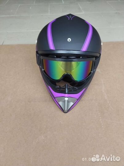 Детский кроссовый шлем