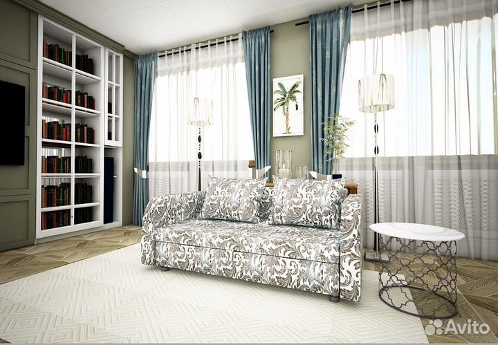 Диван прямой Малыш с подлокотниками